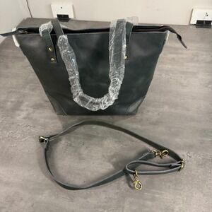 Leather Farm Tote Purse Women Large Emerald Dark Green Leather Crossbody Bag